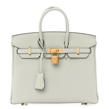 Hermes Togo Birkin 25 Gris Neve 1 of 11