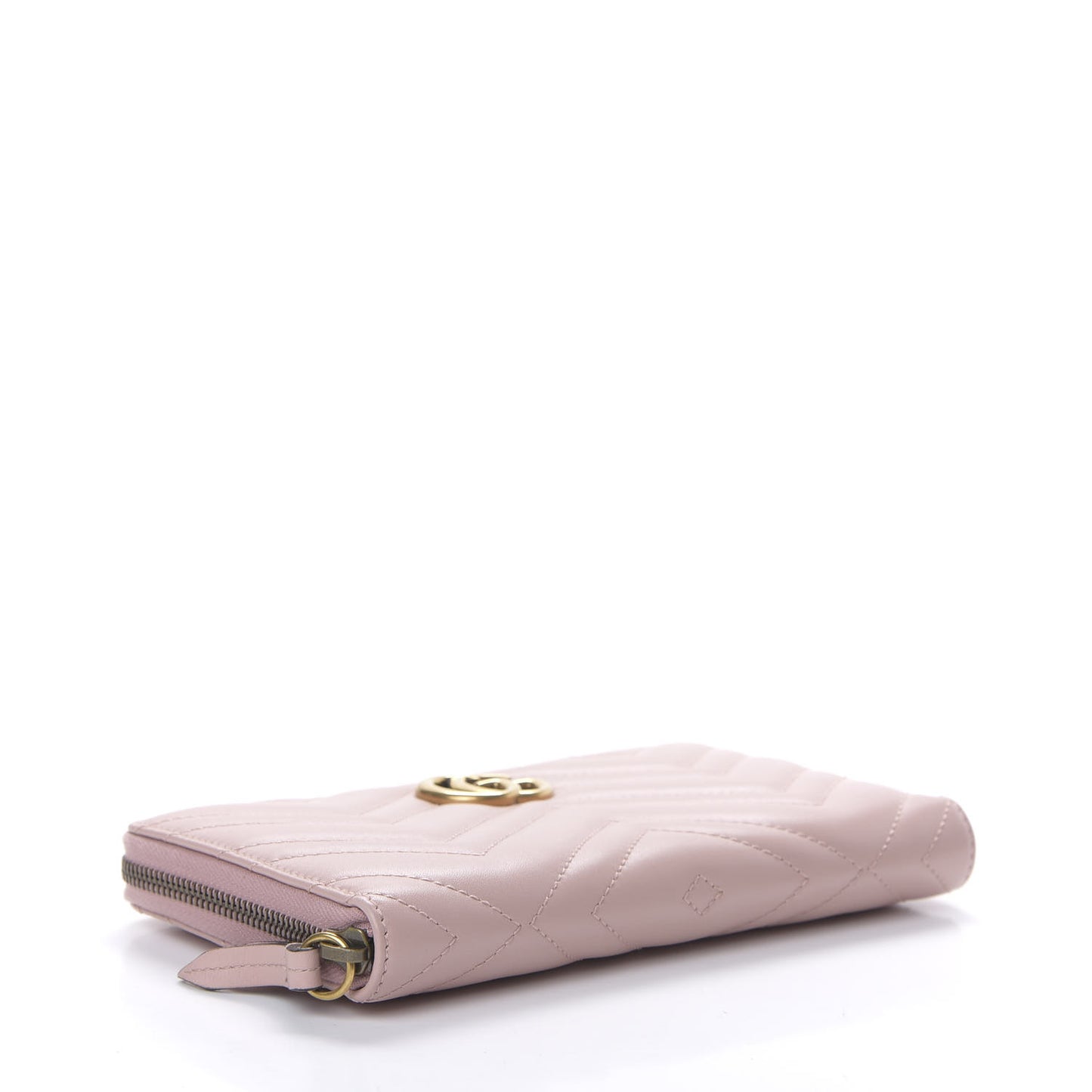 Calfskin Matelasse GG Marmont Zip Around Organizer Wallet Perfect Pink