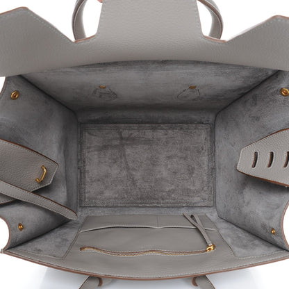 Celine Crisped Calfskin Small Tie Knot Tote Medium Grey 6 of 9