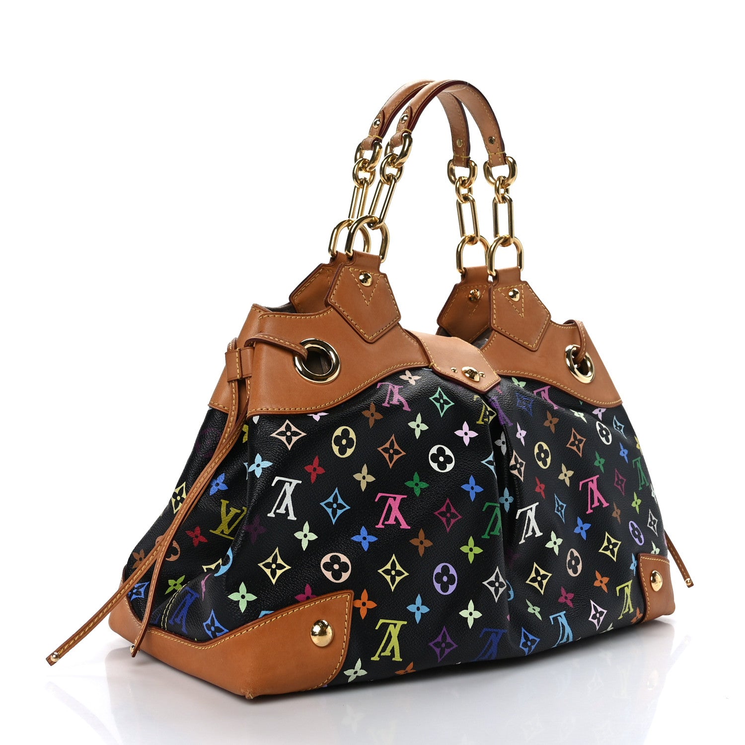 Louis Vuitton Monogram Multicolor Ursula Black 3 of 10