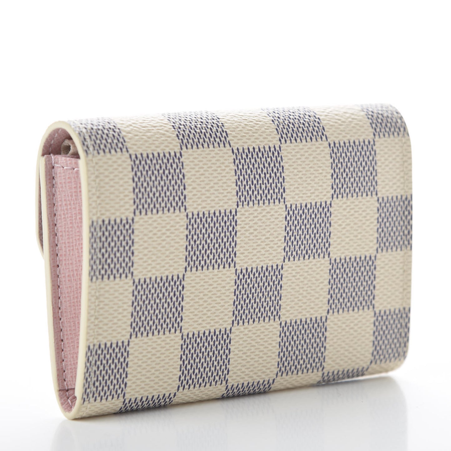Damier Azur Rosalie Coin Purse Rose Ballerine