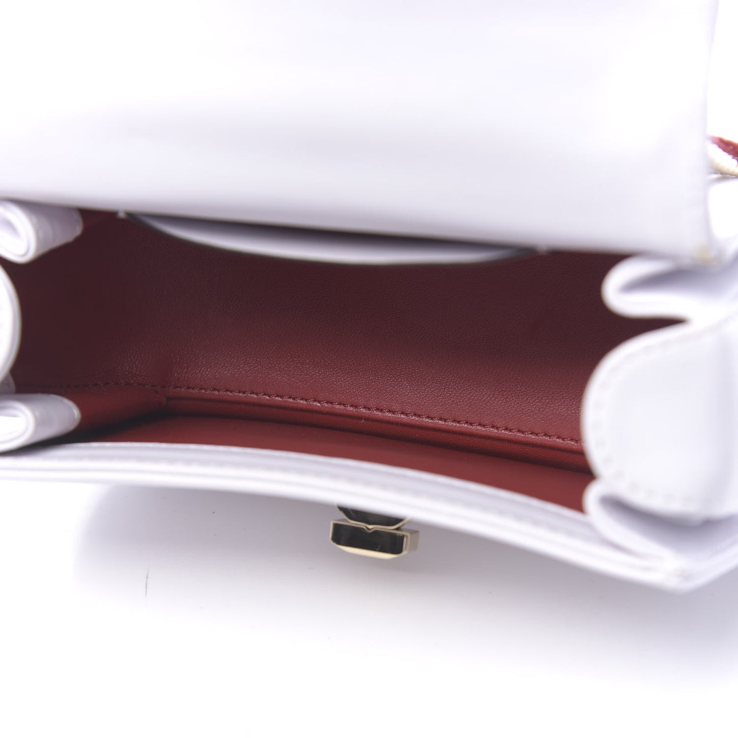 Calfskin VLTN Small Shoulder Bag White