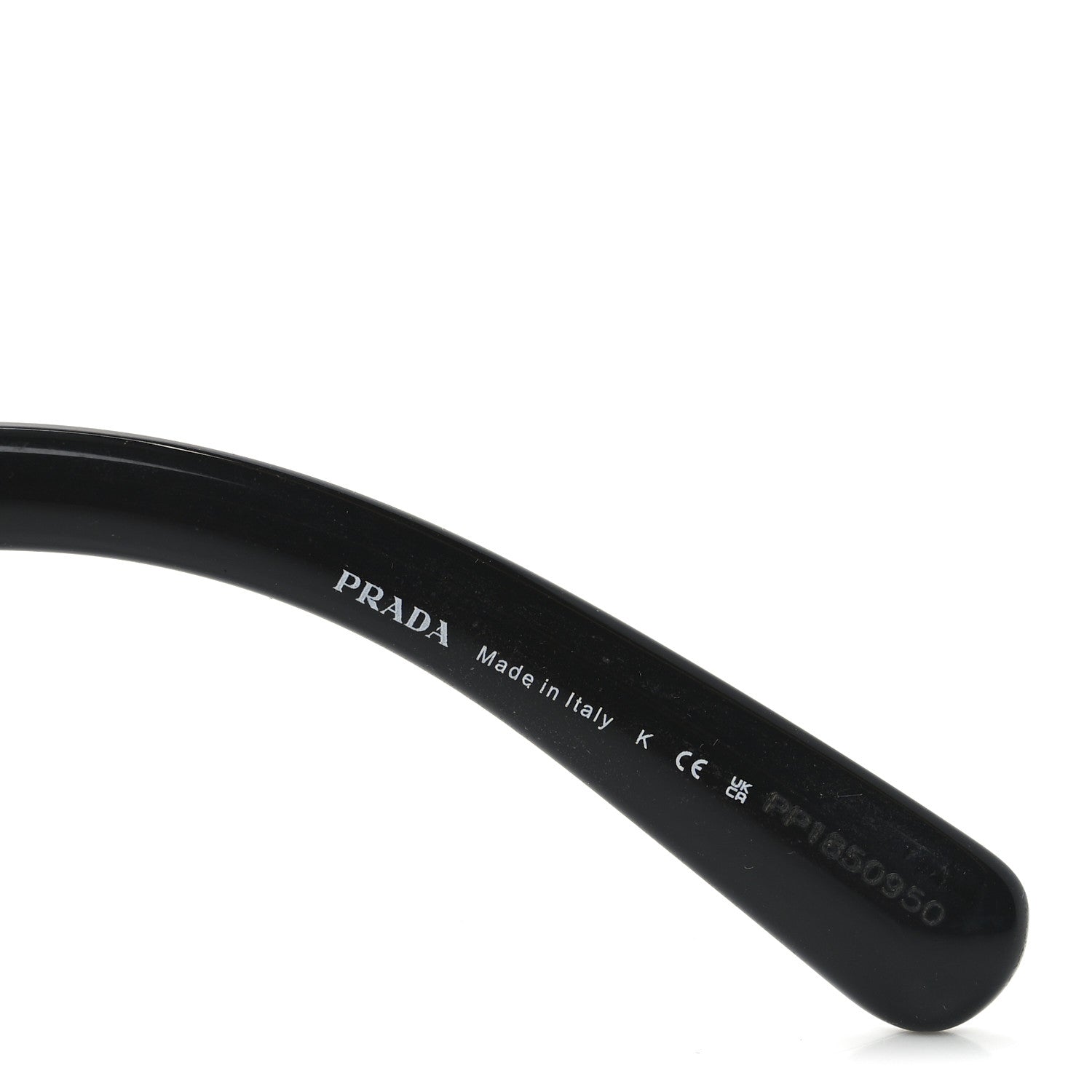 Prada Baroque Sunglasses SPR 27N Black 5 of 7