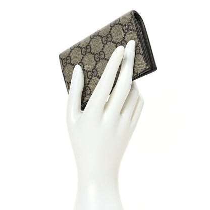 Gucci GG Supreme Monogram Card Case Beige 2 of 6