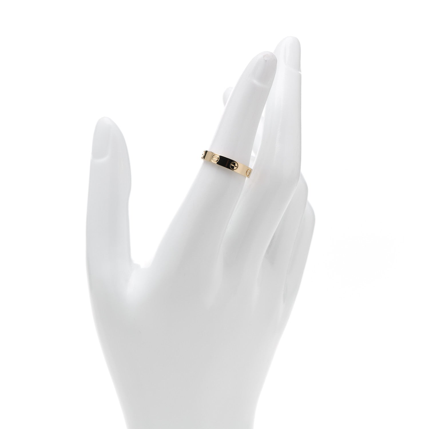 Cartier 18K Yellow Gold 3.5mm LOVE Wedding Band Ring 52 6 2 of 4