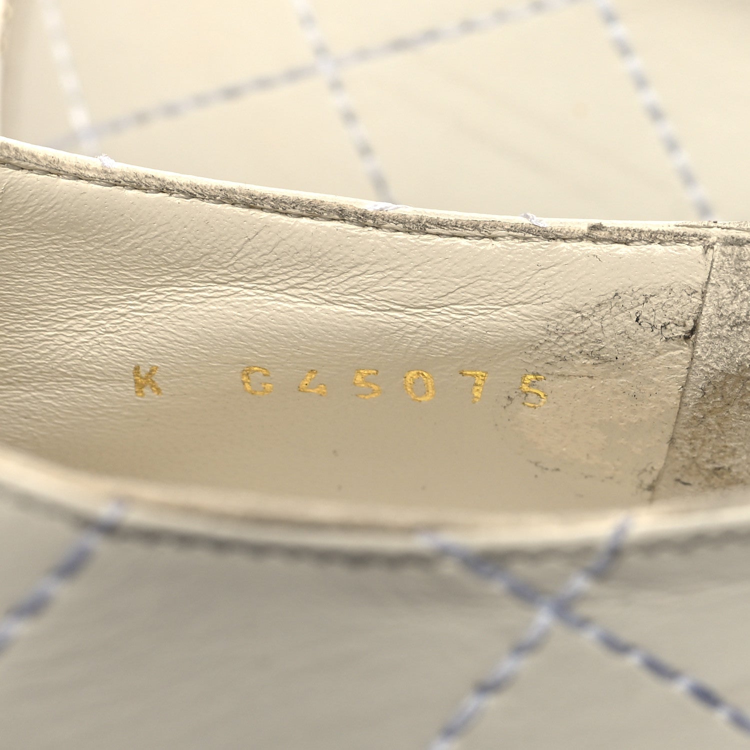 Chanel Calfskin Patent Stitched Cap Toe Lace Up Oxfords 38 White Black 6 of 8