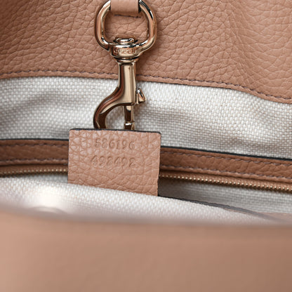 Gucci Pebbled Calfskin Medium Soho Chain Shoulder Bag Camelia 7 of 10
