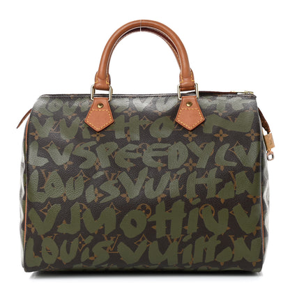 Louis Vuitton Monogram Graffiti Speedy 30 Kaki 1 of 9
