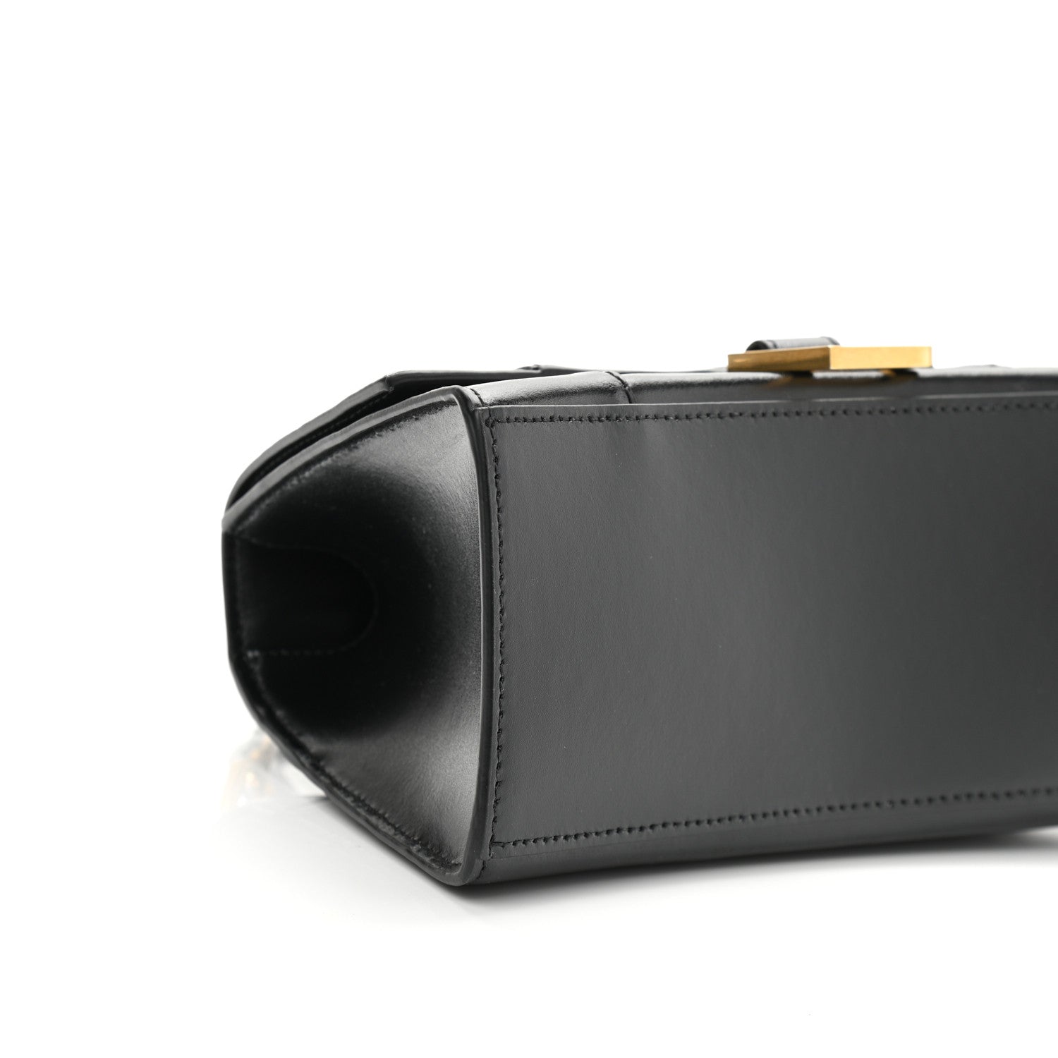 Balenciaga Shiny Box Calfskin Small Hourglass Top Handle Bag Black 9 of 11