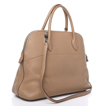 Hermes Taurillon Clemence Bolide 35 Tabac Camel 2 of 15