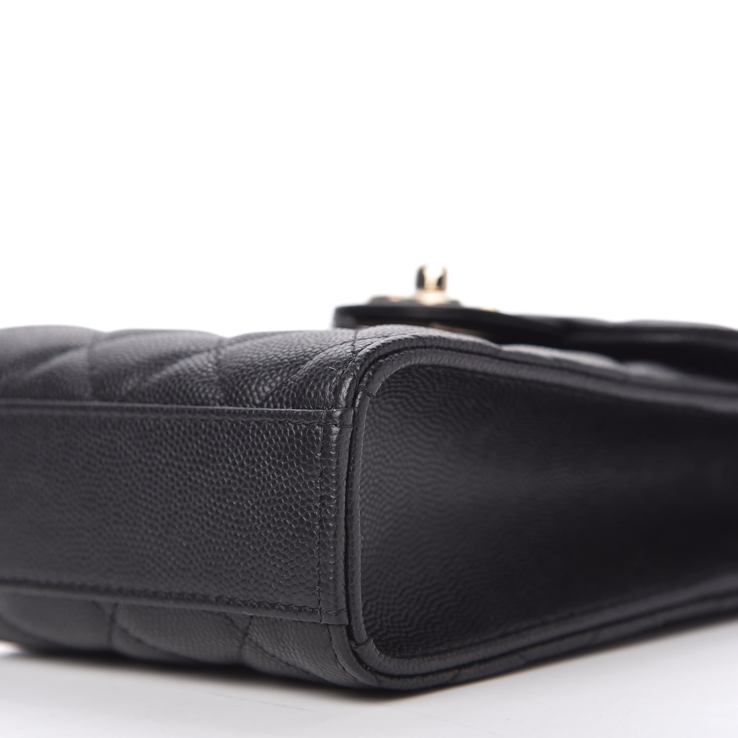 Chanel Caviar Quilted Classic Phone Holder Black 7 of 12