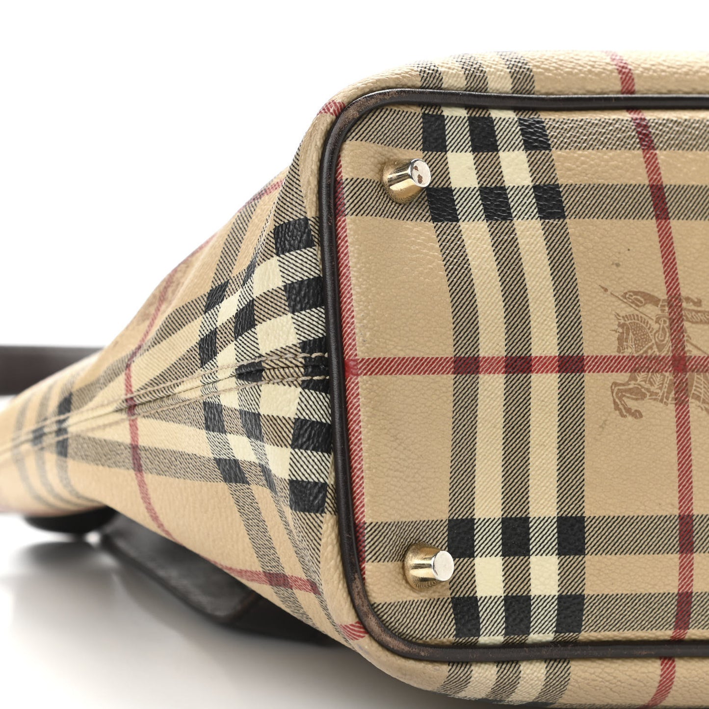 Haymarket Check Medium Regent Tote Chocolate