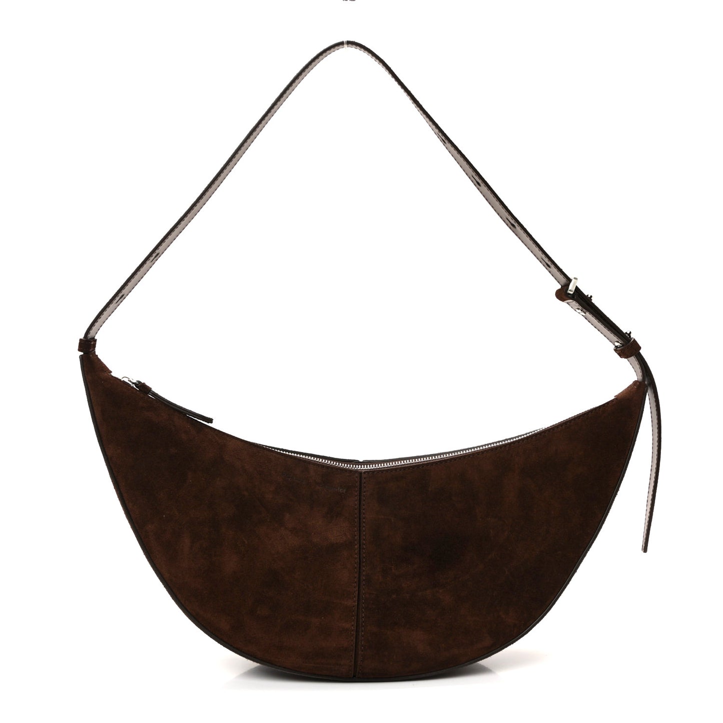Suede Calfskin Slide Bag Chocolate