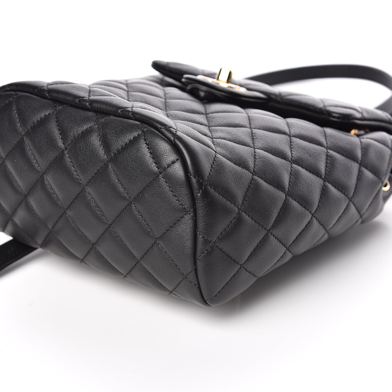 Chanel Calfskin Quilted Mini Urban Spirit Backpack Black 9 of 10