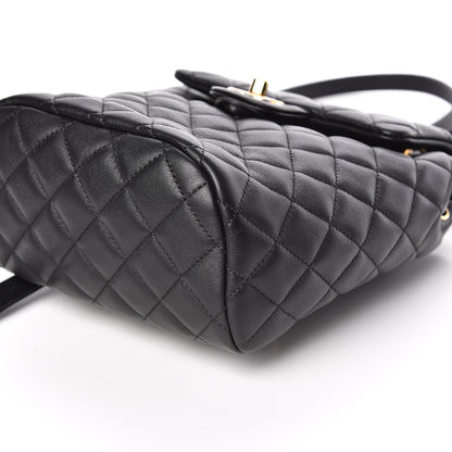 Chanel Calfskin Quilted Mini Urban Spirit Backpack Black 9 of 10