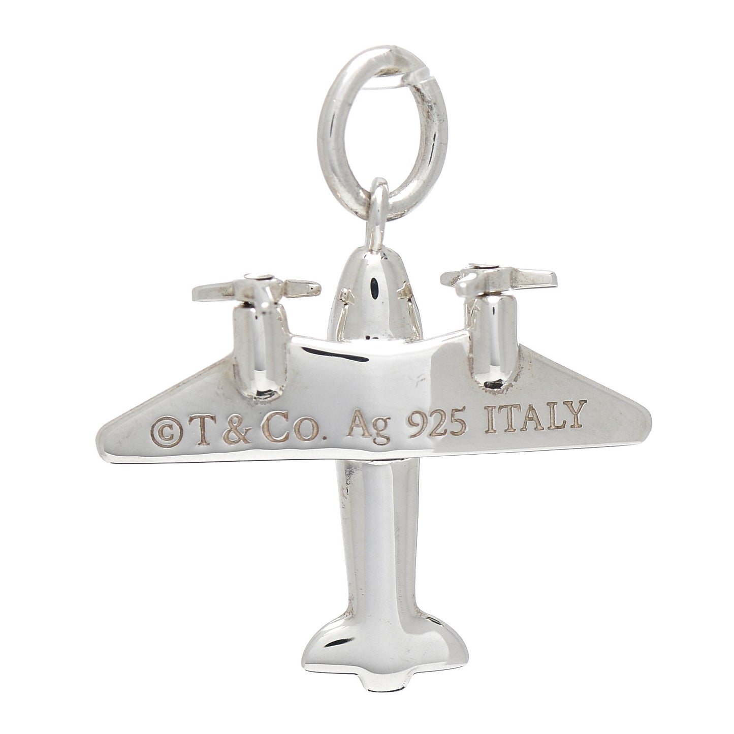 Sterling Silver Airplane Charm