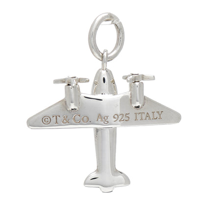 Tiffany Sterling Silver Airplane Charm 3 of 3