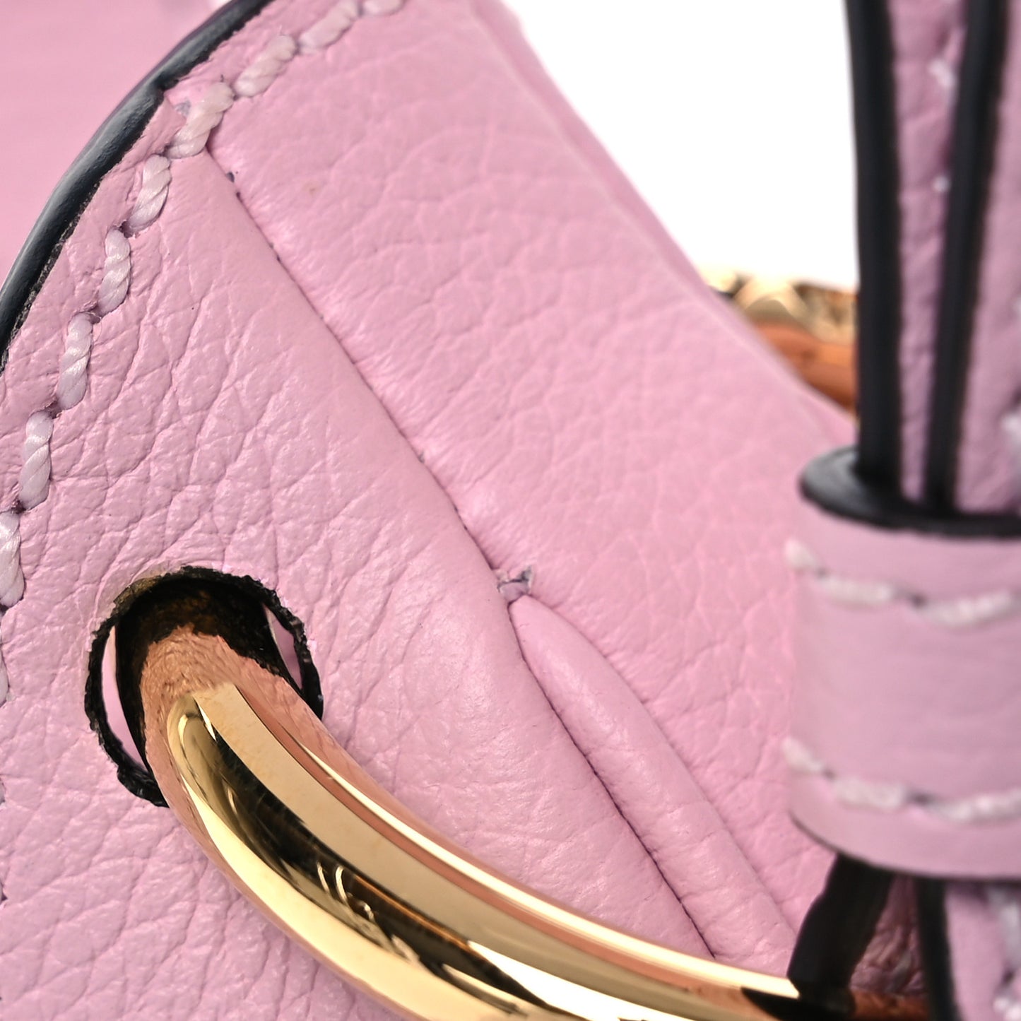 Calfskin La Medusa Small Hobo Crossbody Pink
