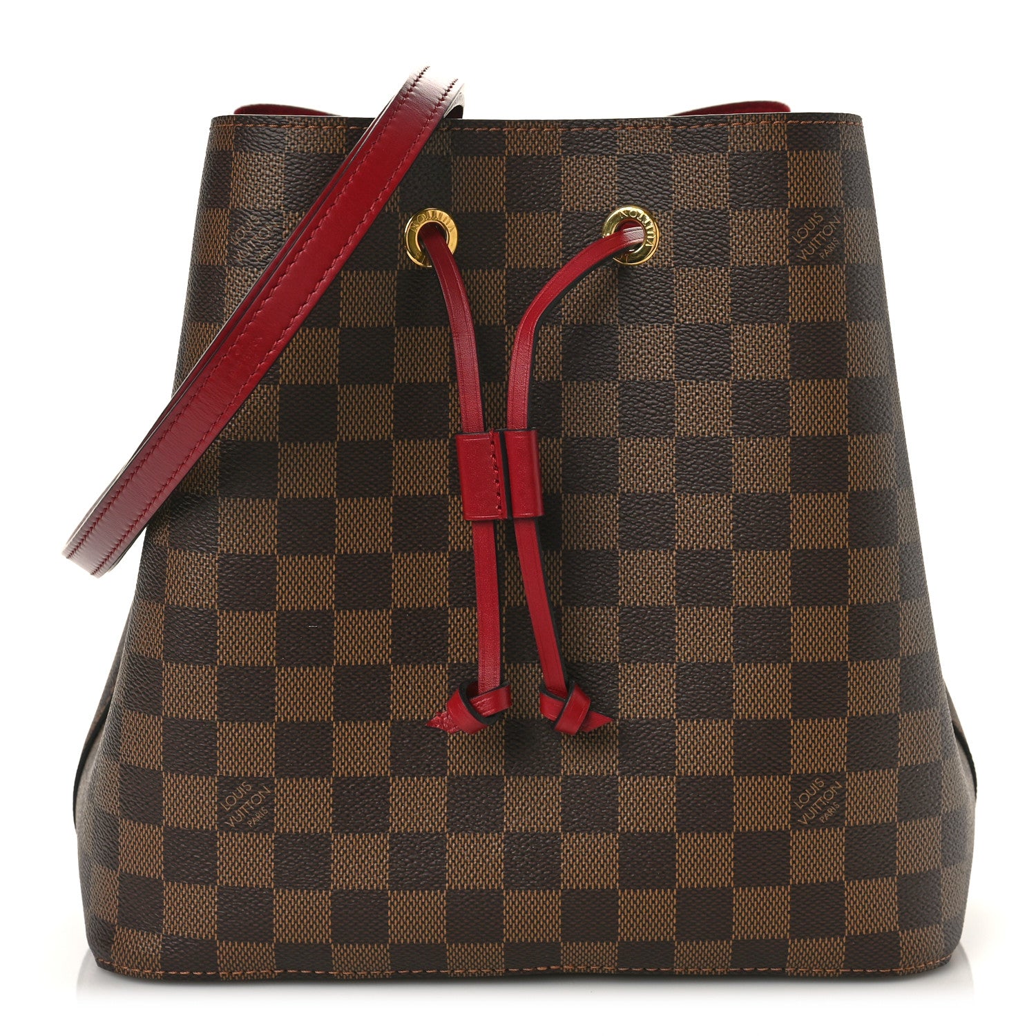 Louis Vuitton Damier Ebene Neonoe MM Cherry Berry 1 of 7