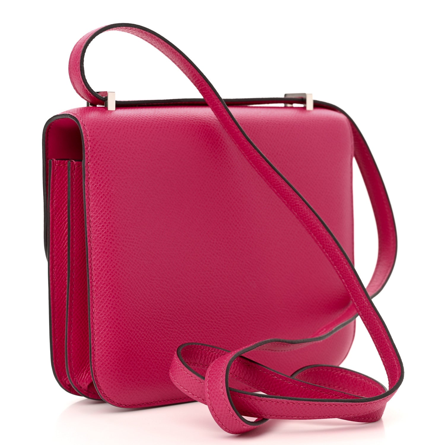 Hermes Epsom Shiny Alligator Constance 18 Rose Mexico 3 of 11