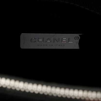 Chanel Metallic Caviar Quilted Medium Coco Curve Messenger Flap Black Ruthenium 6 of 10