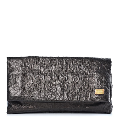 Louis Vuitton Jacquard Quilted Monogram Limelight Clutch PM Black 1 of 9