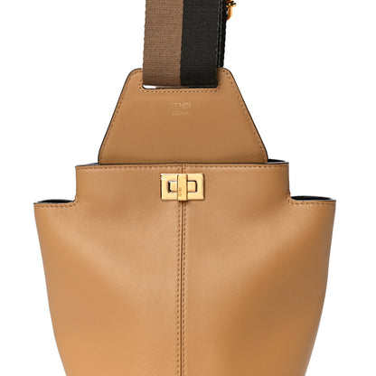Fendi Vitello Grace Matte Mini Guitar Bag Miele Scuro 8 of 10