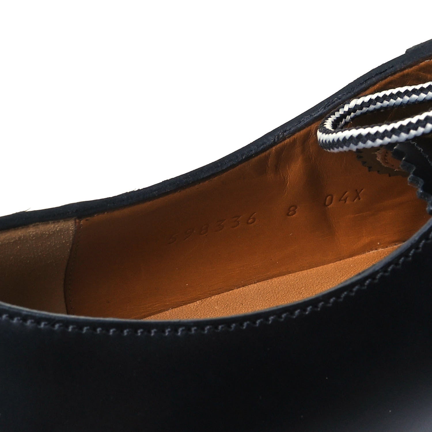 Gucci Calfskin Oliver Sylvie Web Mens Oxfords 8 Black 8 of 8