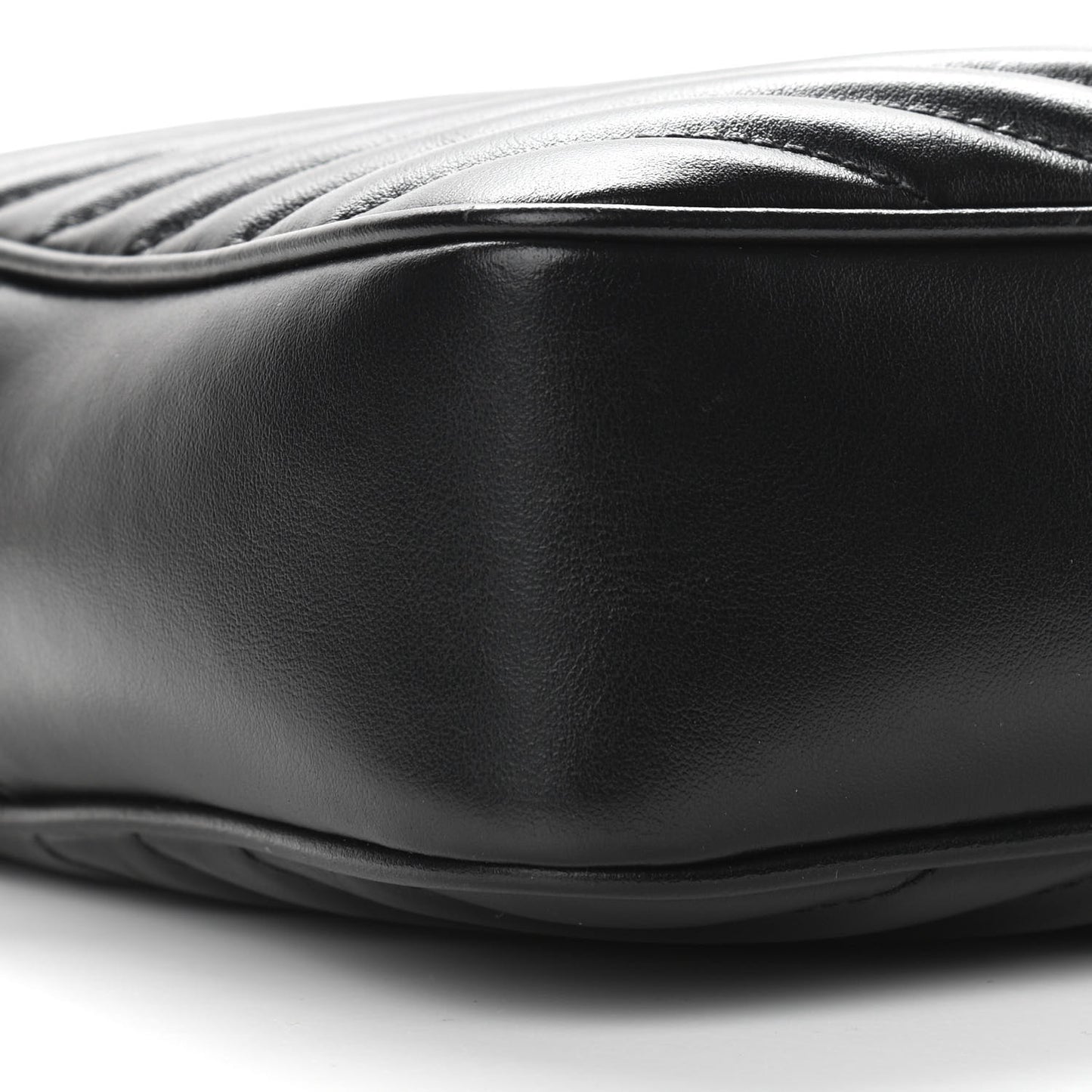 Calfskin Matelasse Monogram Lou Camera Bag Black