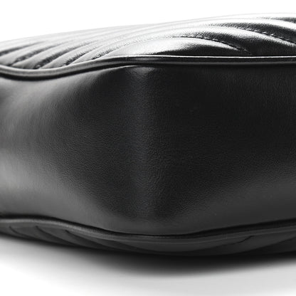 Saint Laurent Calfskin Matelasse Monogram Lou Camera Bag Black 9 of 12