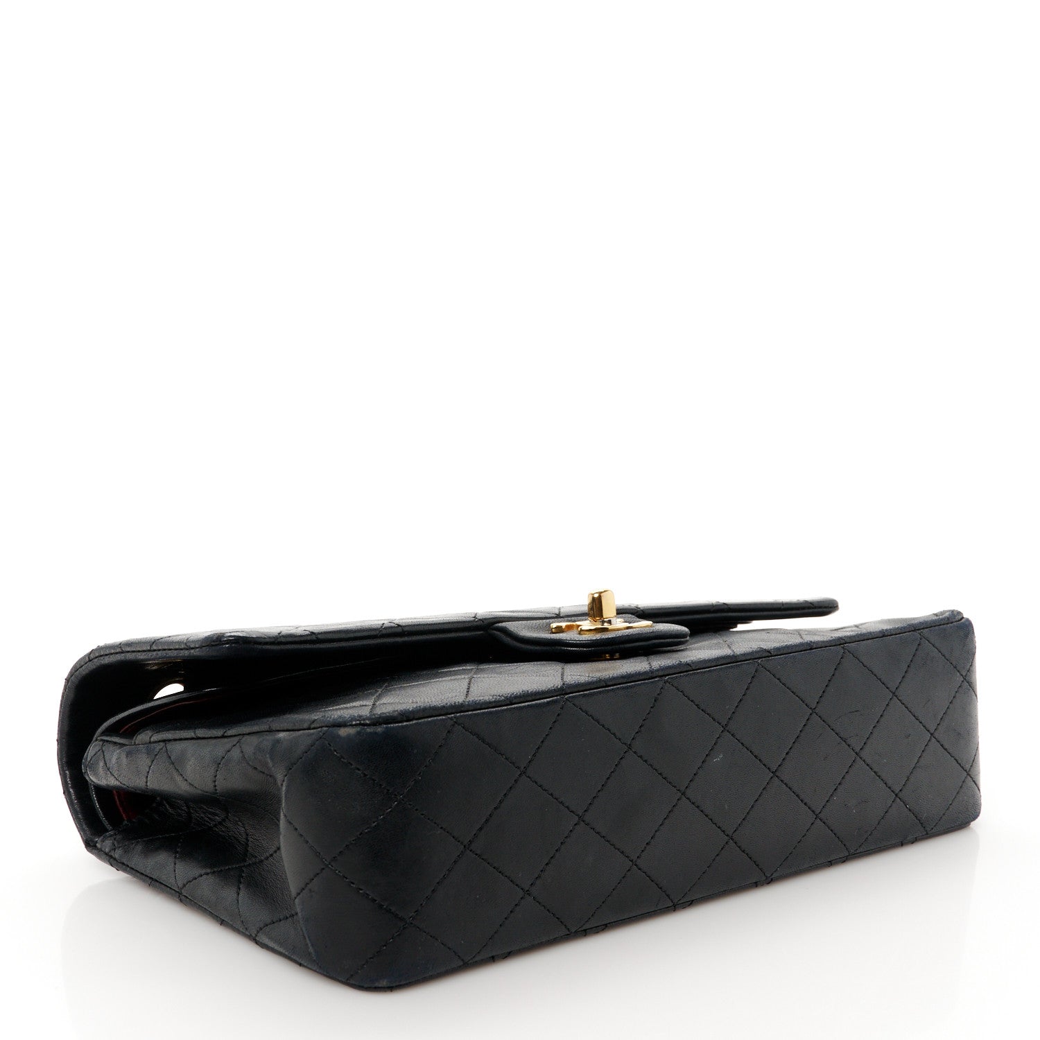 Chanel Lambskin Quilted Small Double Flap Black 4 of 14
