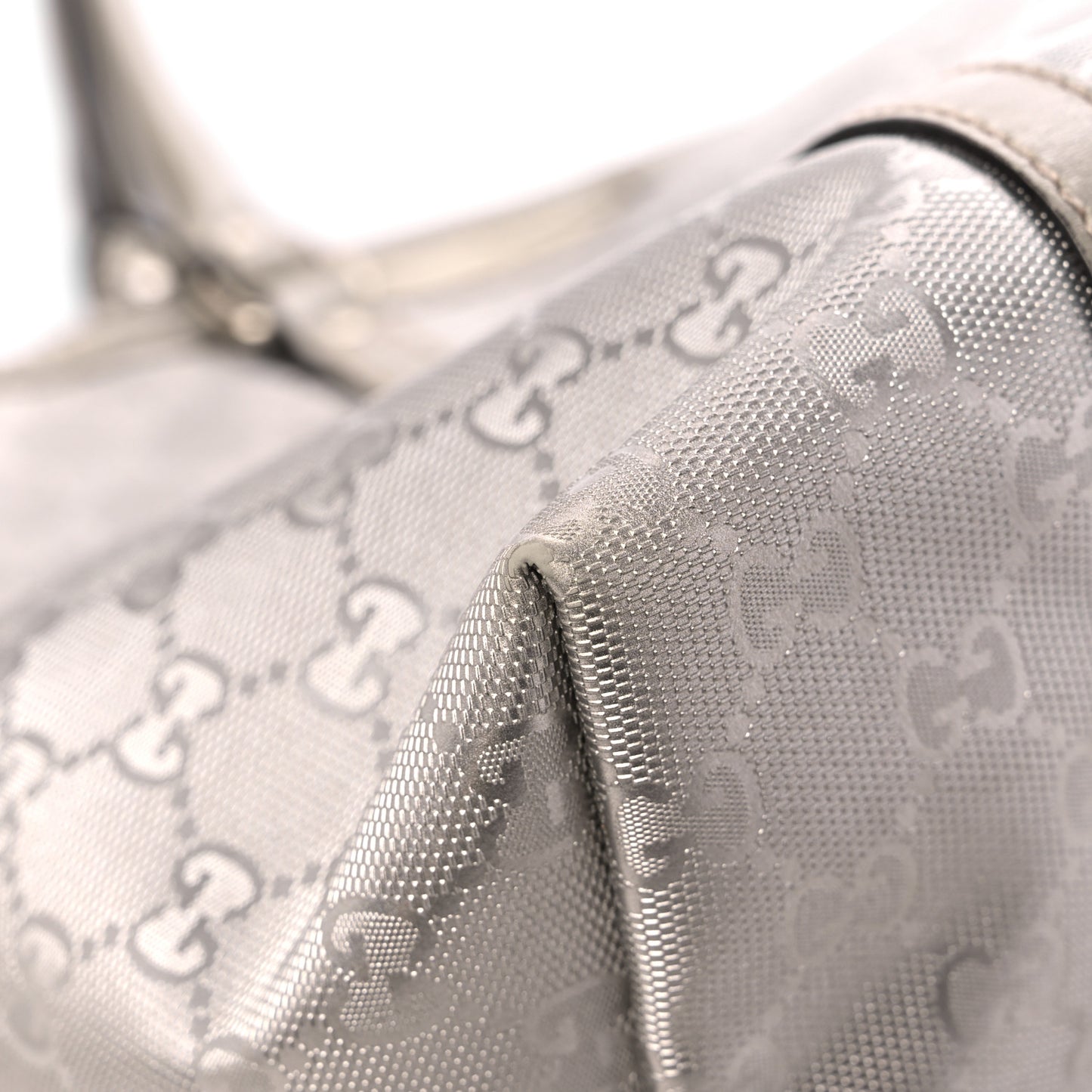 Imprime Monogram Medium Joy Tote Silver