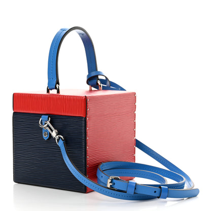 Louis Vuitton Epi Bleecker Box Indigo Coquelicot 3 of 11