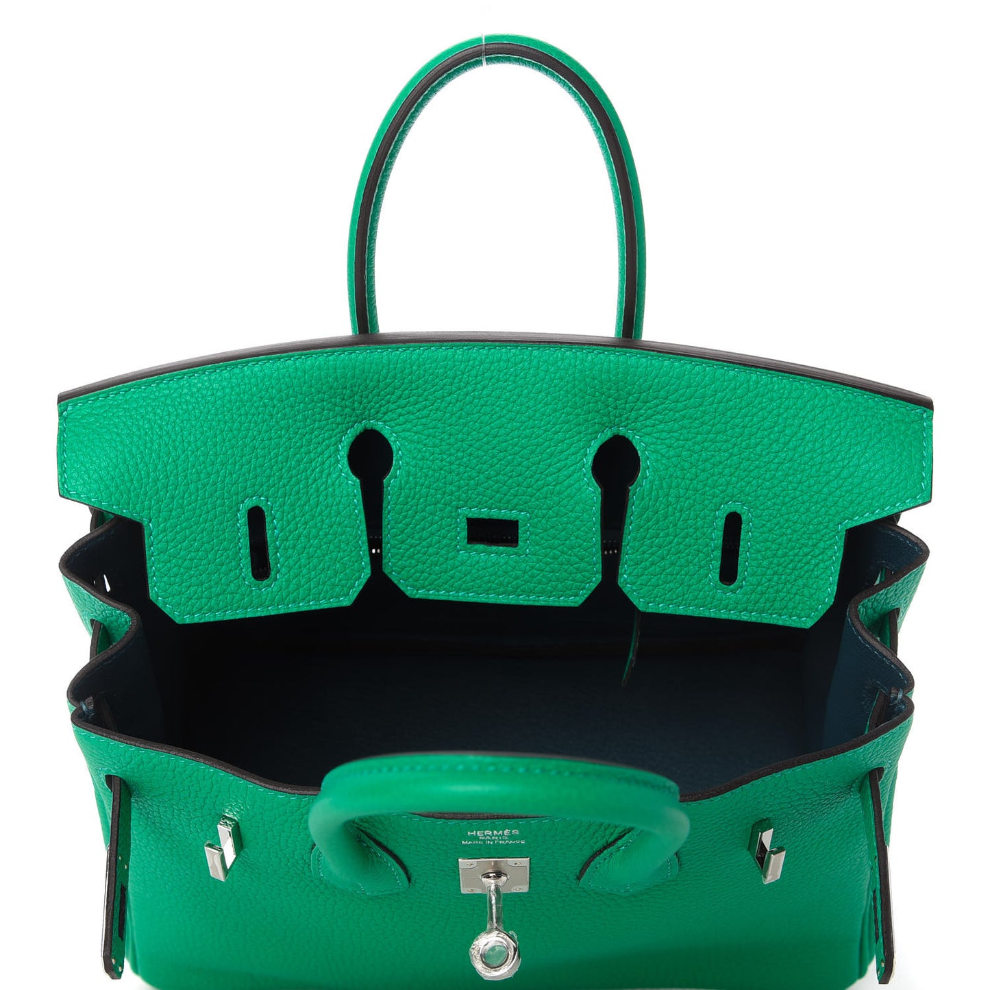 Togo Verso Birkin 25 Menthe Vert Bosphore