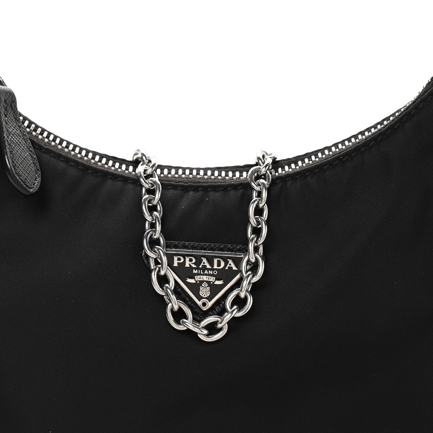 Prada Nylon Re-Edition 2005 Shoulder Bag Black 9 of 11