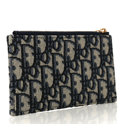 Christian Dior Oblique Saddle Chain Long Wallet Blue 6 of 18