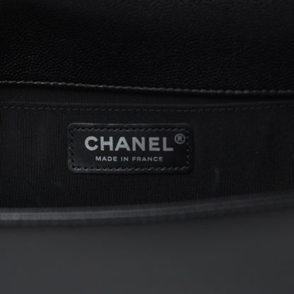 Chanel Caviar Quilted Medium Boy Flap Black 6 of 10