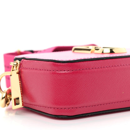 Marc Jacobs Saffiano Small Snapshot Camera Bag Pink 10 of 11