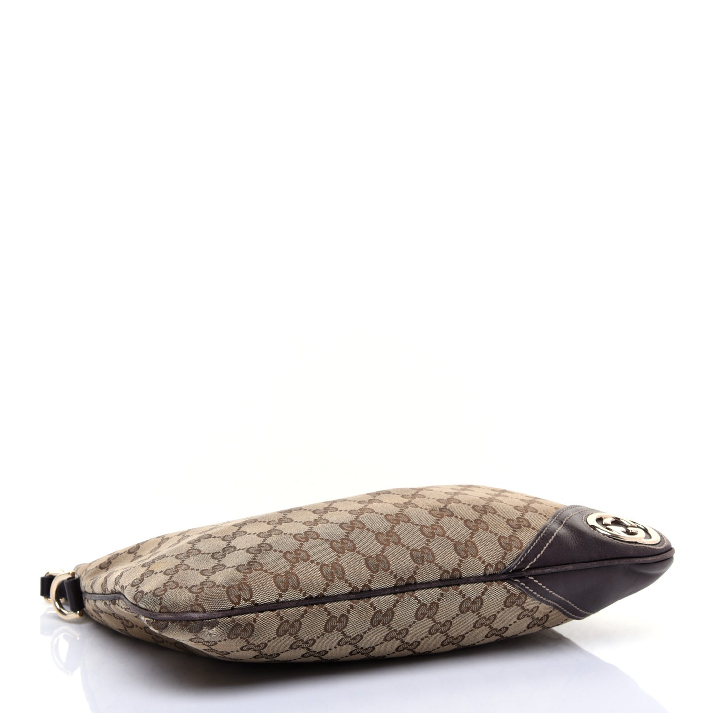 Monogram Medium New Britt Hobo Dark Brown