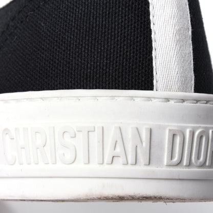 Christian Dior Canvas Walk'N'Dior Low Top Sneakers 38 Black 9 of 14