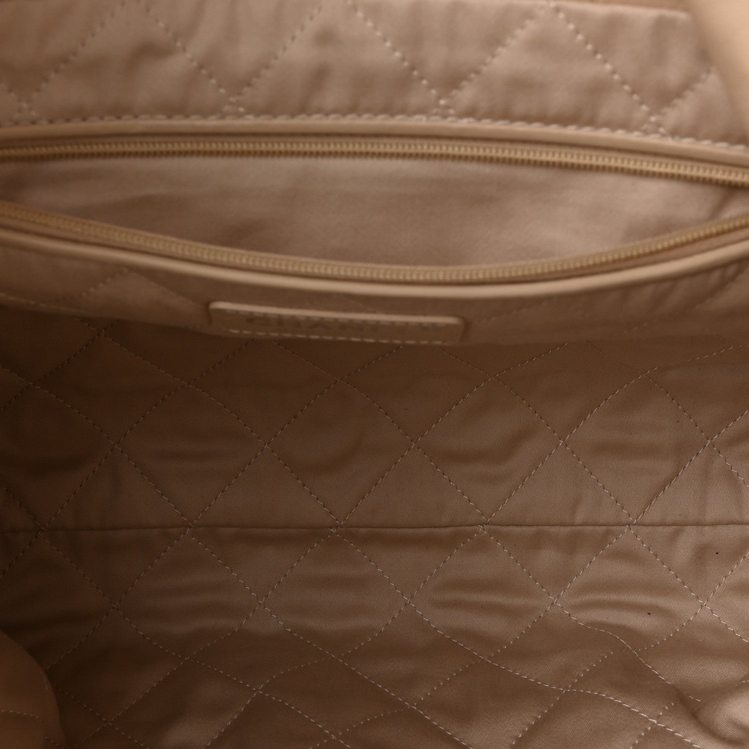 Chanel Shiny Calfskin Quilted Small Chanel 22 Ecru 10 of 21