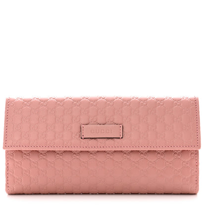 Gucci Microguccissima Continental Flap Wallet Soft Pink 1 of 9