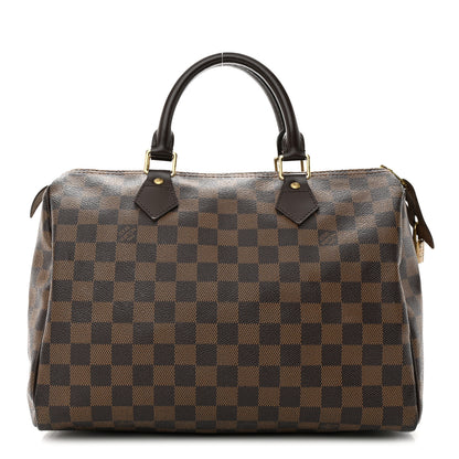 Louis Vuitton Damier Ebene Speedy 30 1 of 10