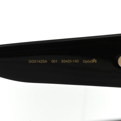 Gucci Acetate Square Frame Sunglasses GG0142SA Black 5 of 8