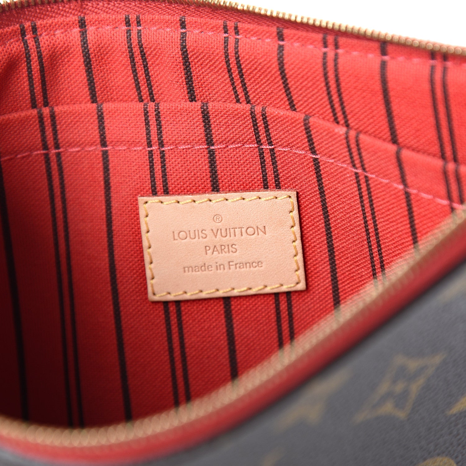 Louis Vuitton Monogram Neverfull MM GM Pochette Cherry 5 of 6