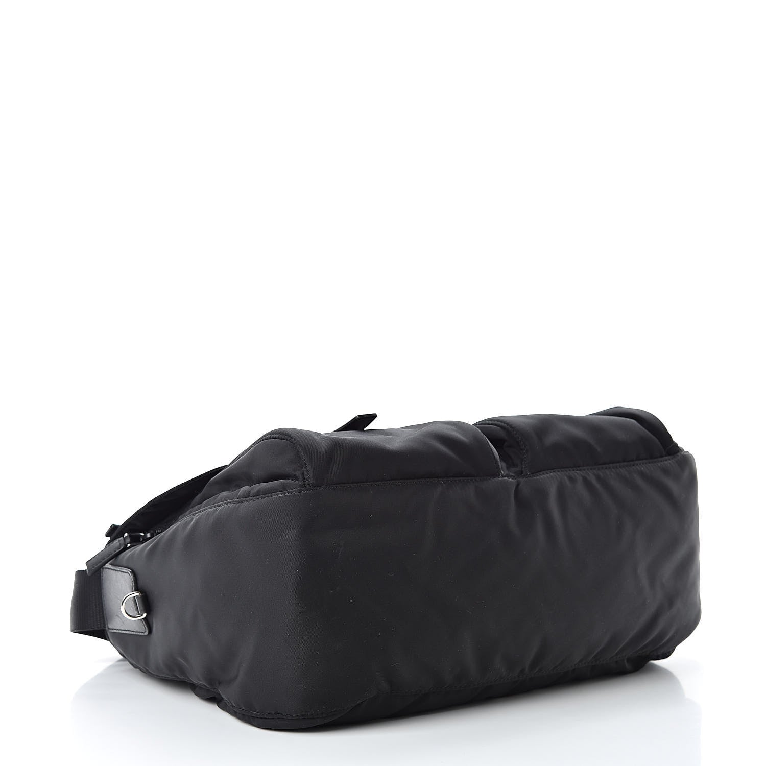 Prada Nylon Vela Messenger Bag Black 4 of 13