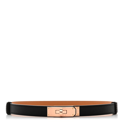 Hermes Epsom Kelly Belt Black 1 of 5