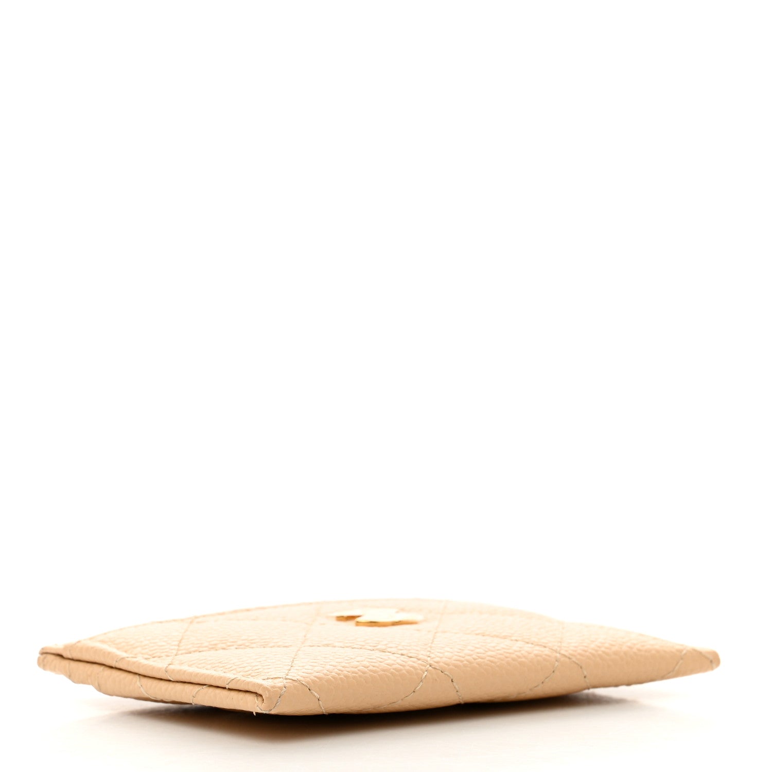 Chanel Caviar Quilted Card Holder Beige 4 of 8