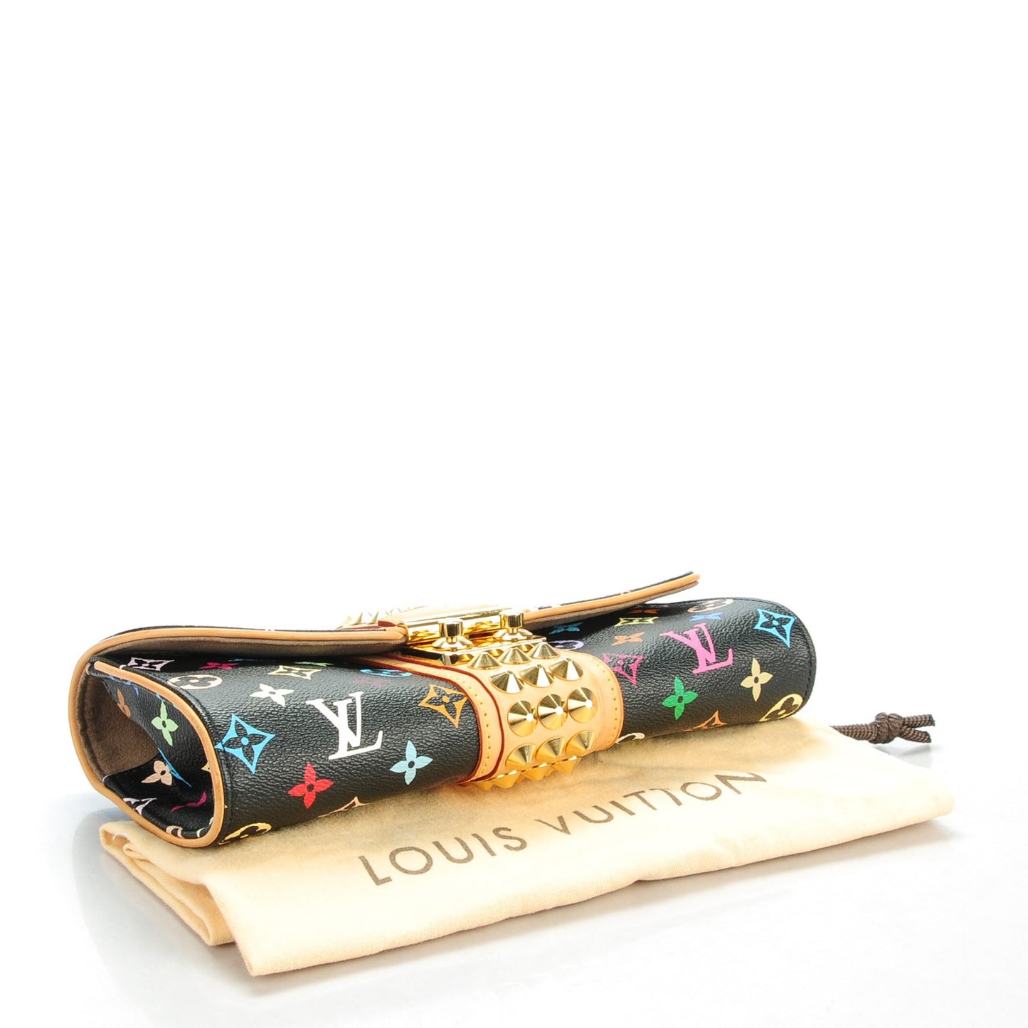 Monogram Multicolor Courtney Clutch Black