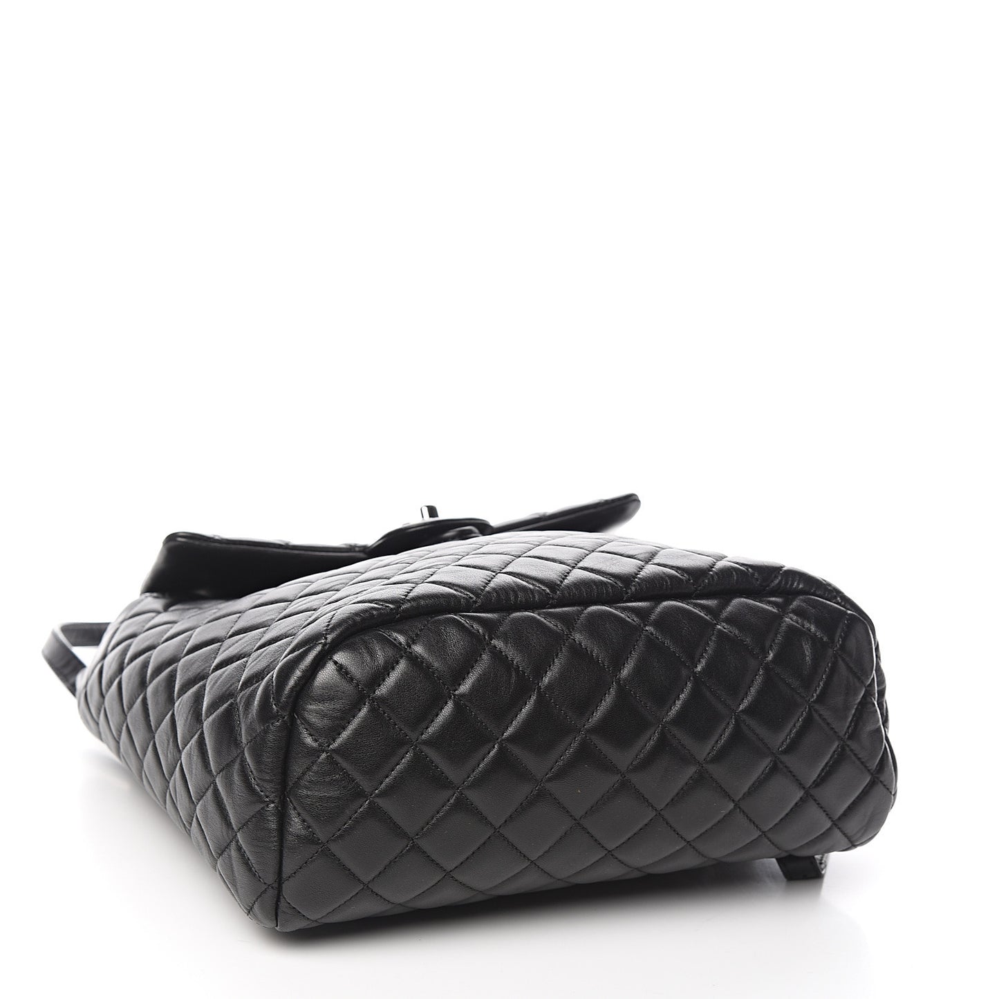 Lambskin Quilted Large Urban Spirit Backpack Black